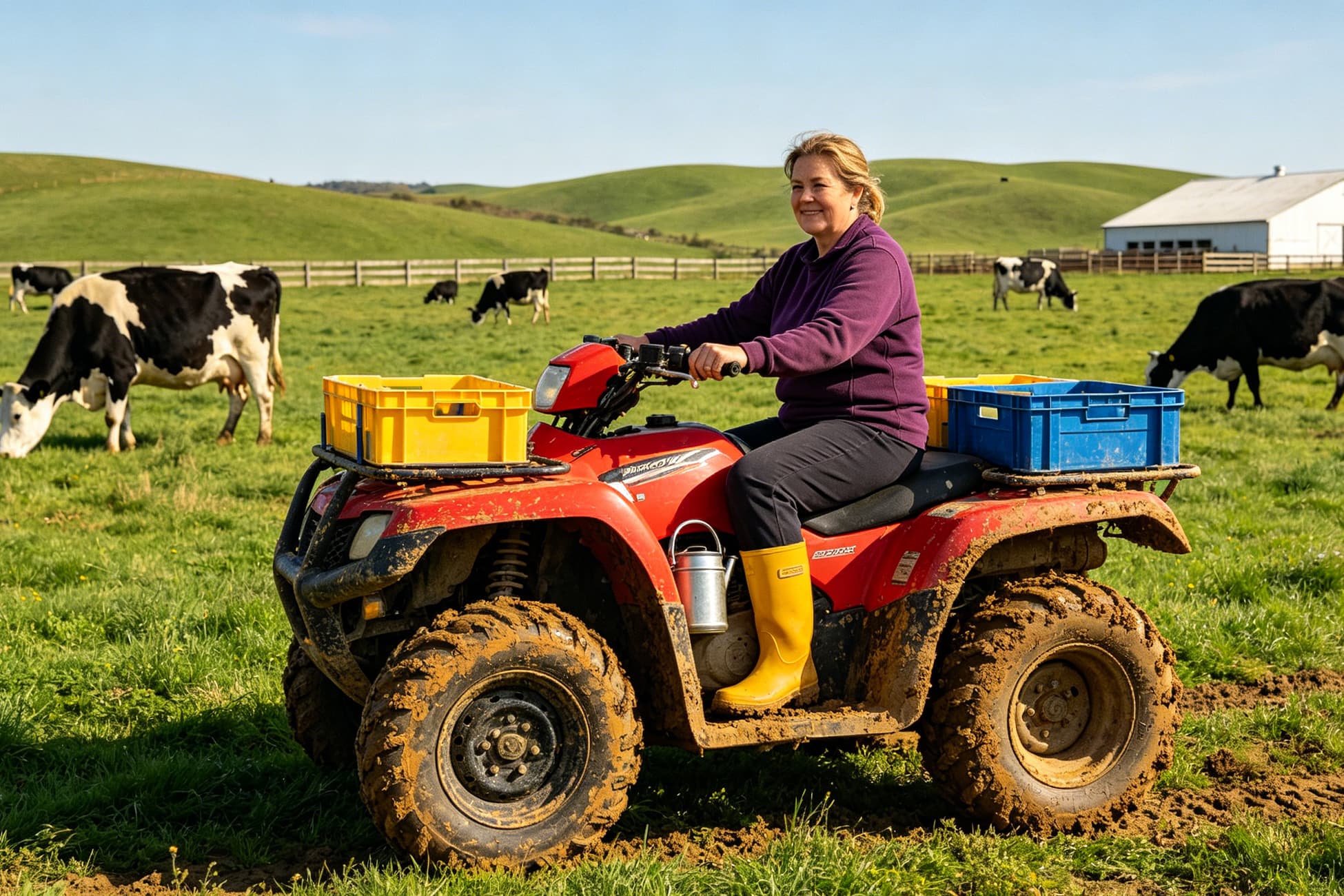 Agriculture farming boots for wet and muddy field work
