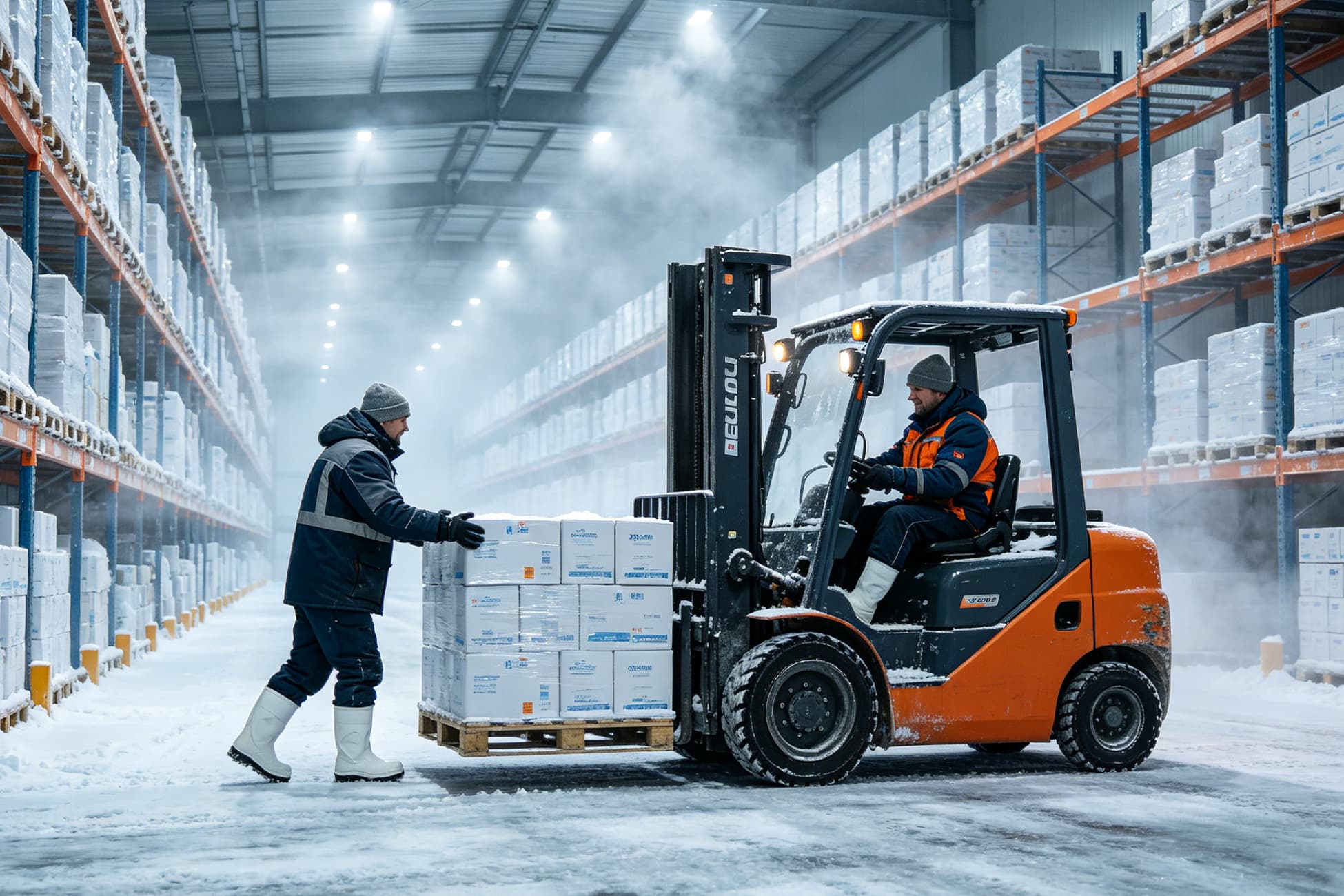 Winter work boots for cold wet outdoor job sites