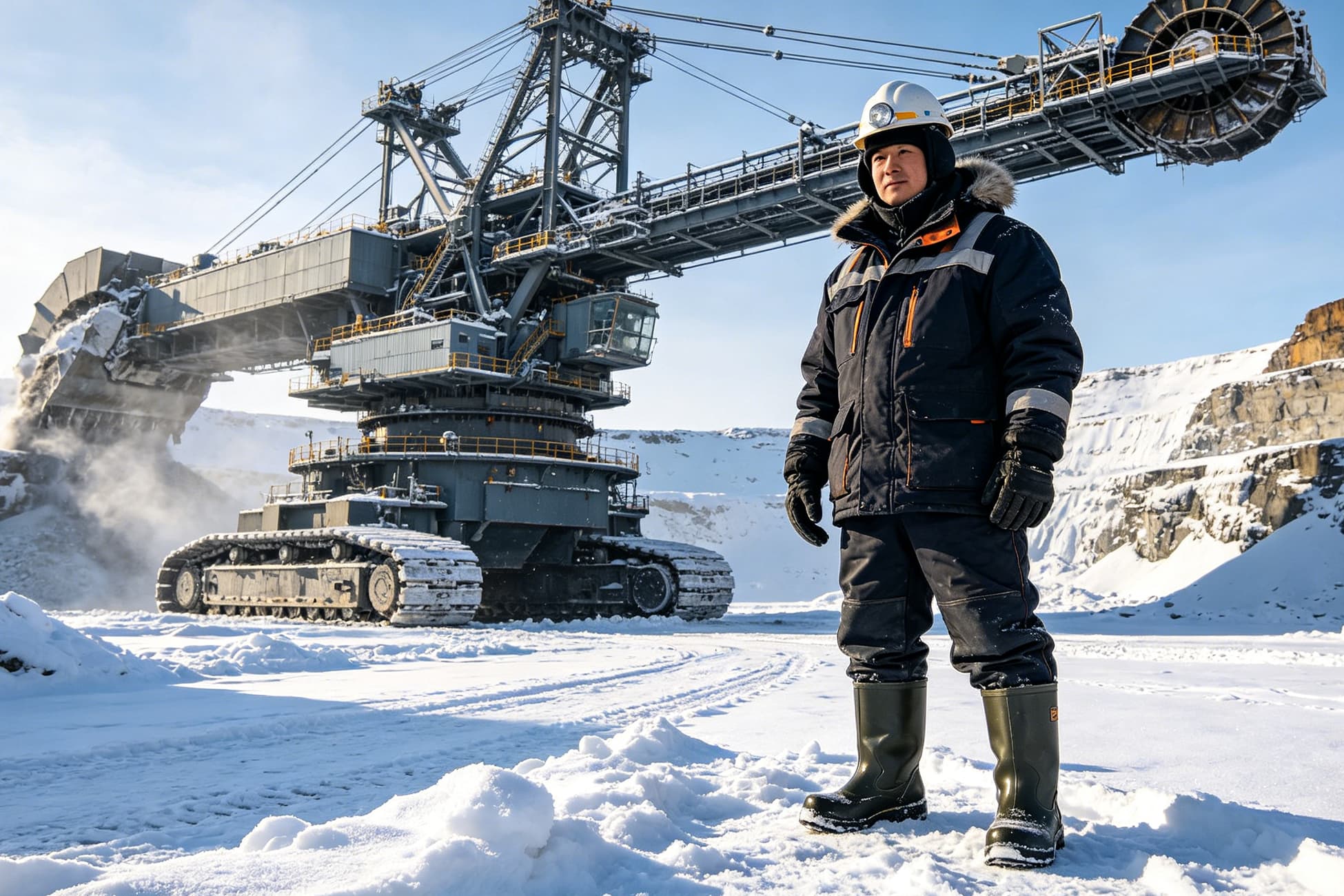 Insulated boots for cold storage and winter work conditions