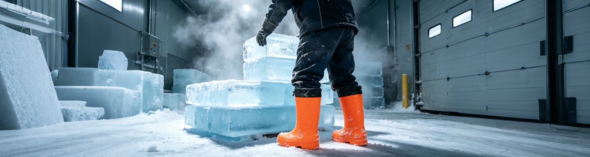 Bottes de securite pour entrepot frigorifique et travail hivernal