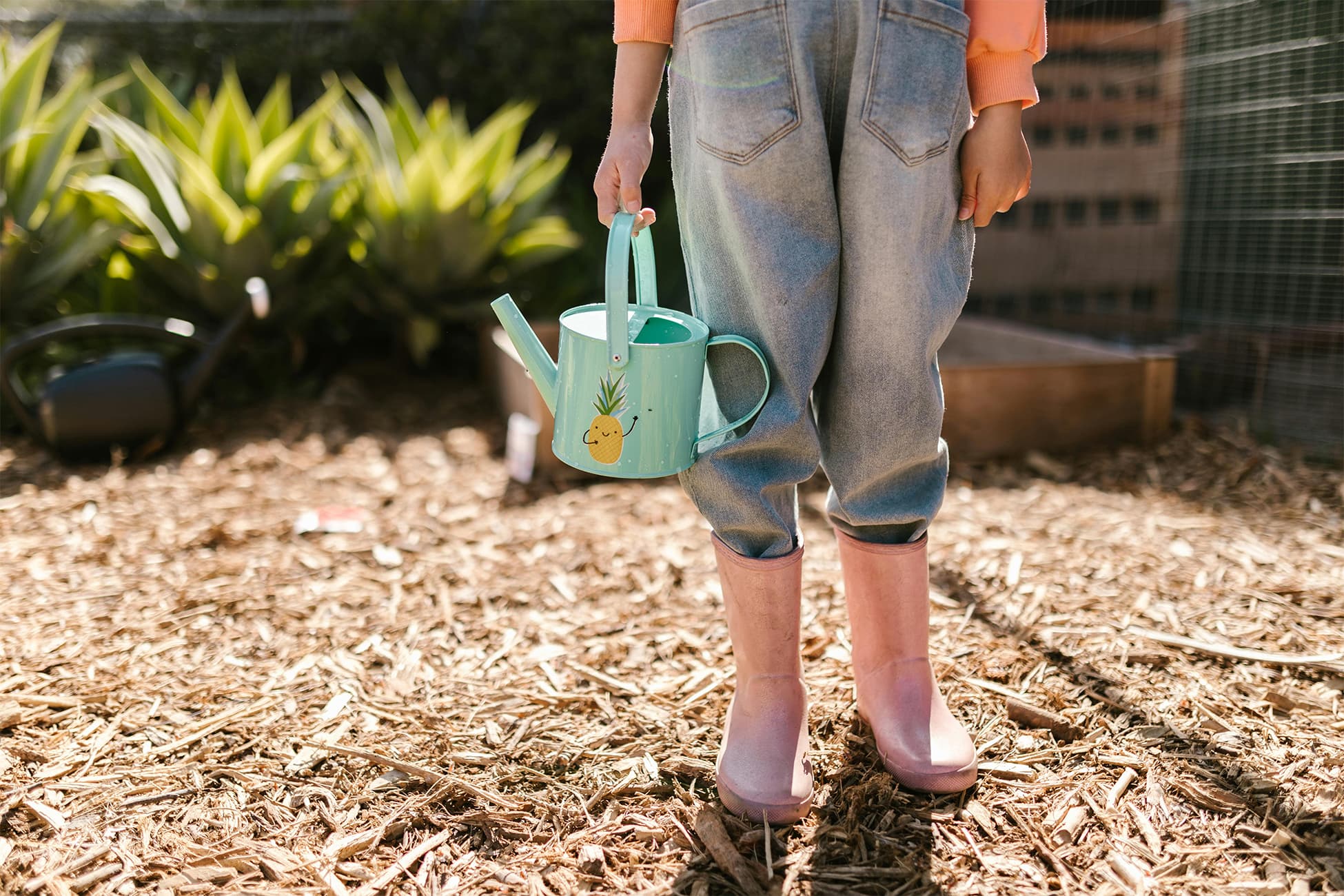 Kids rain boots for puddles and outdoor play