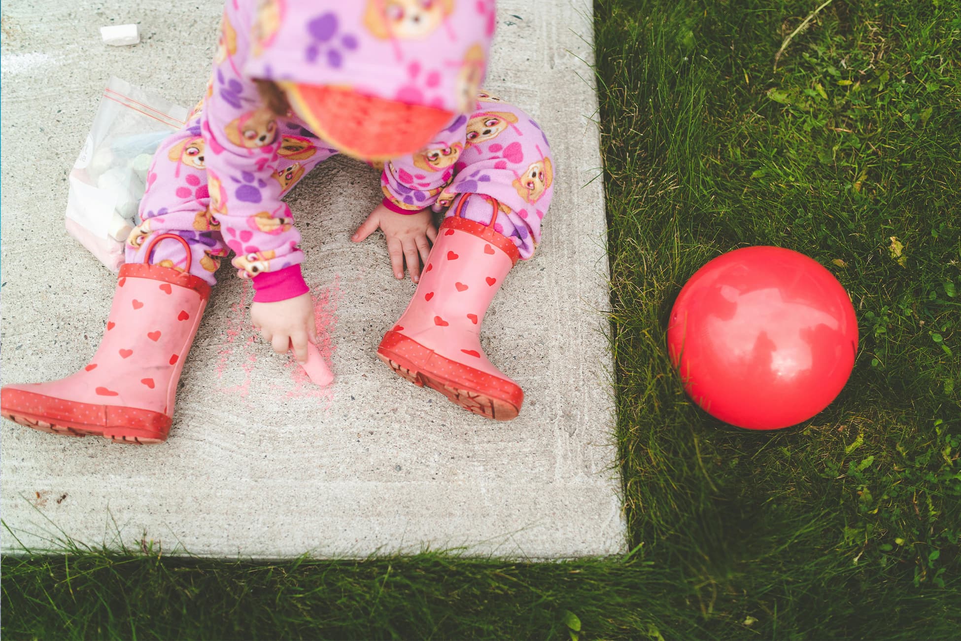 Kids rain boots for outdoor play in wet weather